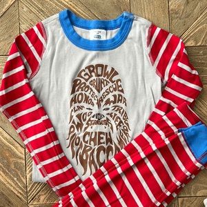 Hanna Anderson Star Wars long sleeve with pants pj set. Excellent condition!